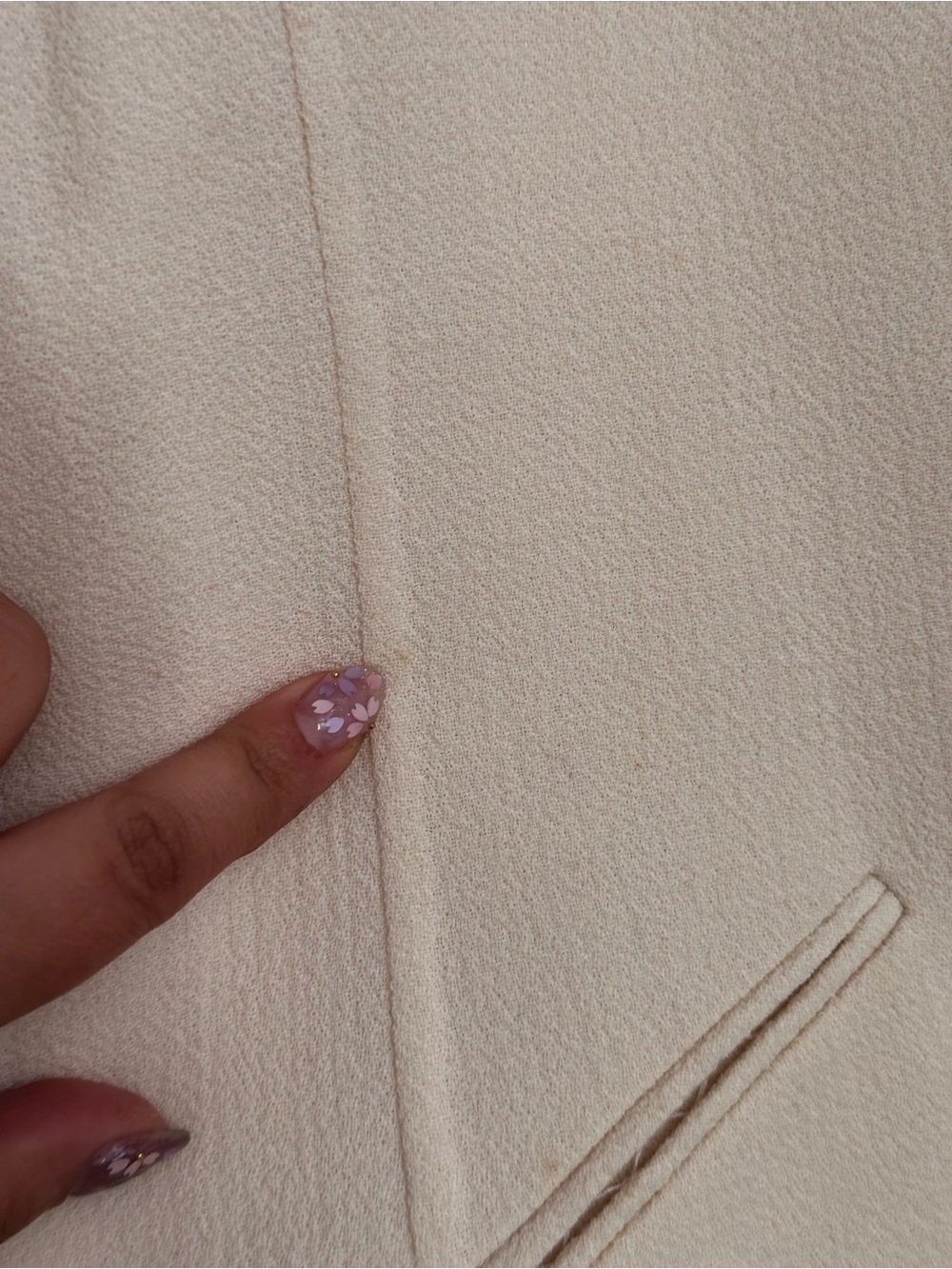 Ralph Rucci CHADO 100% Wool Jacket Ivory Mesh Panel Architectural Size 18 - Picture 10 of 12